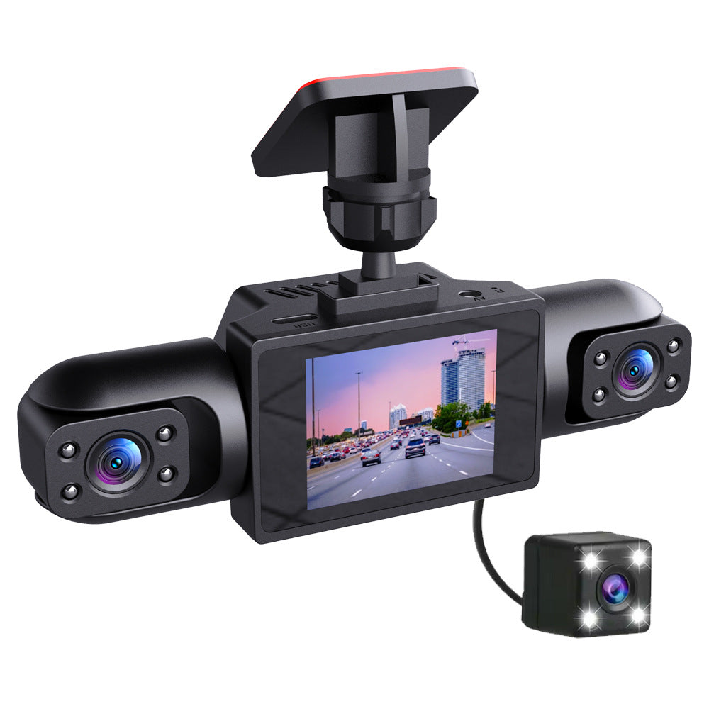 Original 4K quality Four-Camera Vehicle Driving Recorder with 360-Degree View
