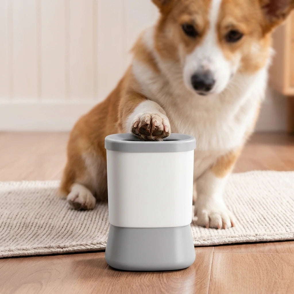 Automatic Paw Cleaner: Say Goodbye To Muddy Messes with Electric Paw Washing Cup
